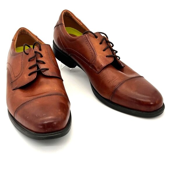 Florsheim Other - Florsheim Brown Leather  Mens Dress Shoes Size 12D Comfortech Ortholite Sole